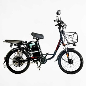 Електровелосипед Corso Shadow SH-9038-7 / 9083-7 / с-31 22" 500W 48V/20Ah, сигналізація, кошик 