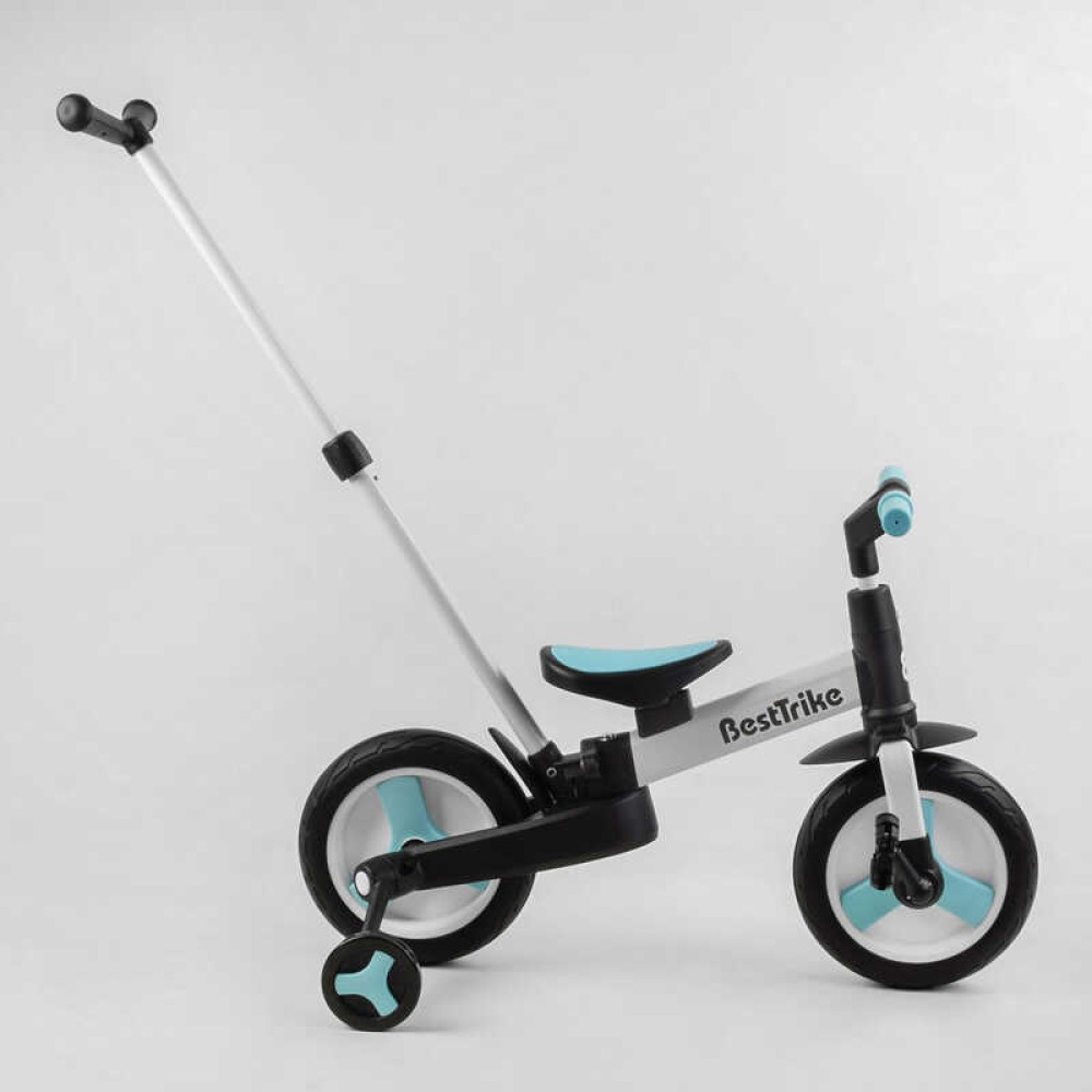 Велосипед-трансформер Best Trike 56659 колеса PU 10'', батьківська ручка, знімні педалі