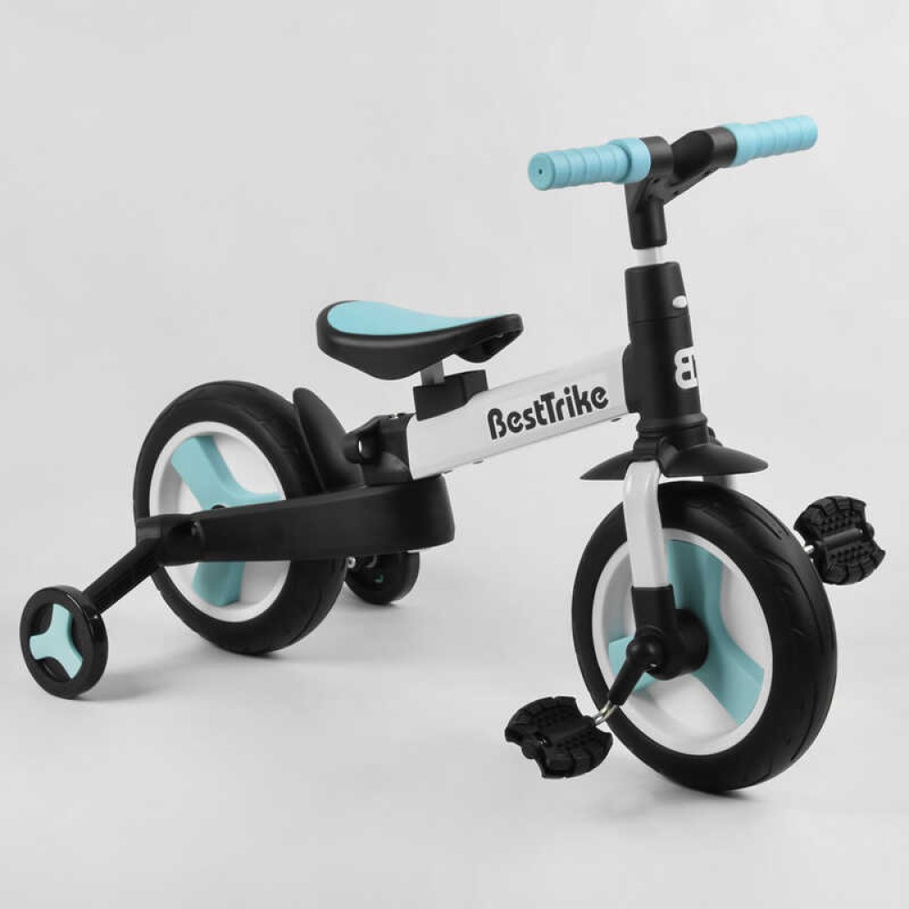 Велосипед-трансформер Best Trike 56659 колеса PU 10'', батьківська ручка, знімні педалі