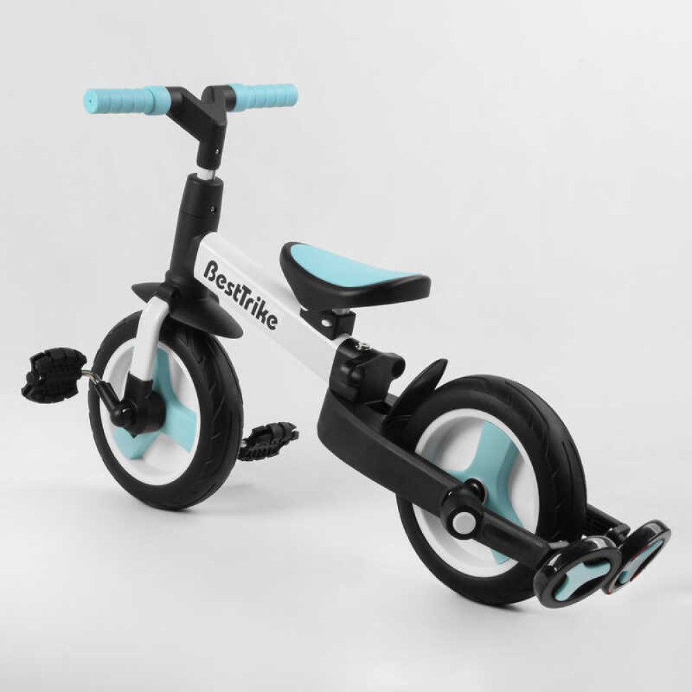 Велосипед-трансформер Best Trike 56659 колеса PU 10'', батьківська ручка, знімні педалі