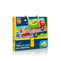 гр Гра з липучками "Транспорт" - VT 1302-28 /укр/ (18) "Vladi Toys"