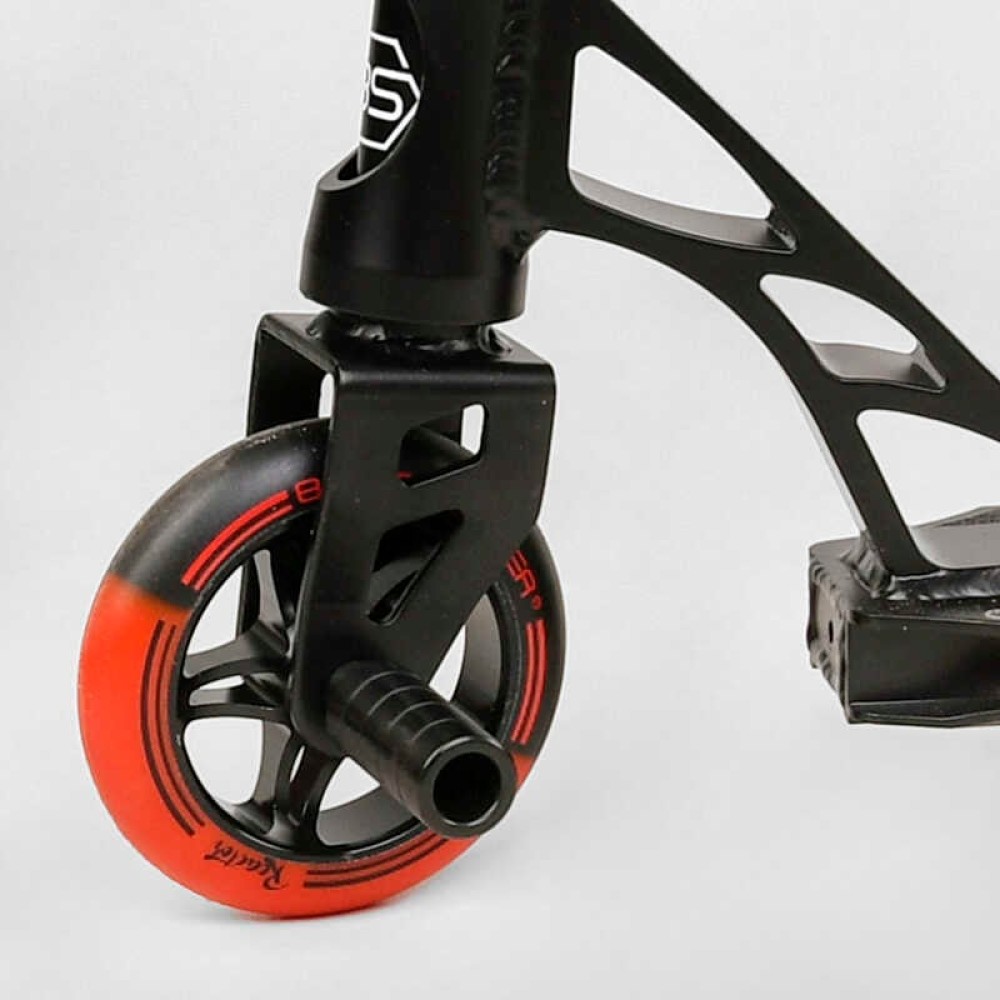 Самокат трюковий RC-33325 Best Scooter (4) Reactor HIC-система, ПЕГИ, алюмінієвий диск та дека, колеса PU, d=110 мм, ширина керма 55 см