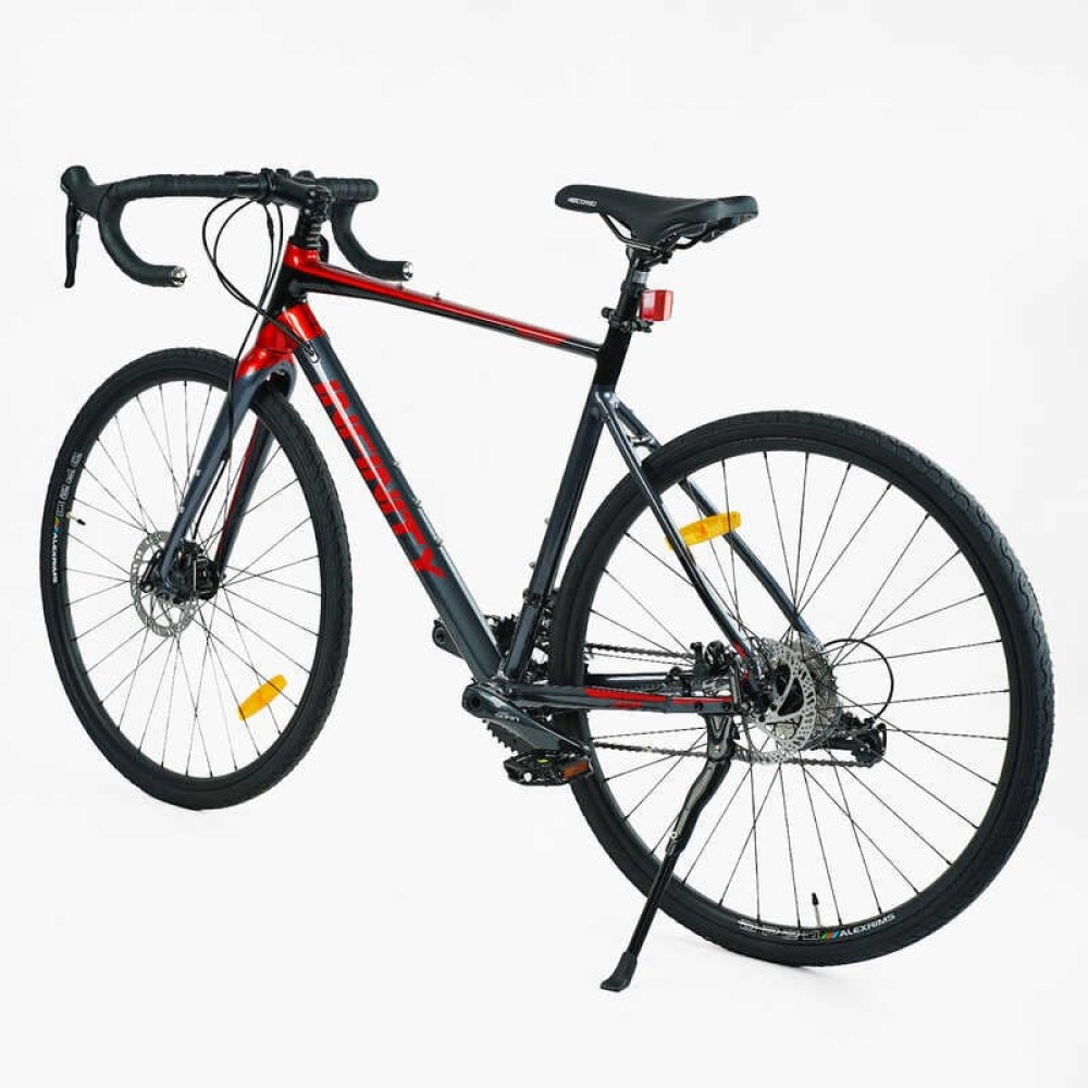 Велосипед Гравійний Corso "Infinity" FN-28590 алюмінієва рама 21", Shimano SORA 18 швидкостей, карбонова вилка