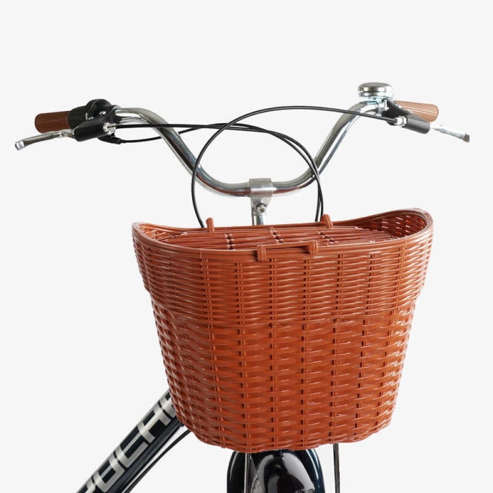 Велосипед міський Corso Polaris 26" PS-12833 + КОШИК СИНІЙ сталева рама 16.5", Shimano 7 швидкостей, корзина, багажник