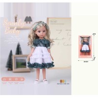 Лялька MN 3310 (48) висота: 34 см, імітація скляних очей, взуття, в коробці