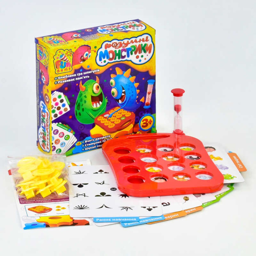 гр Настільна гра "Розумні монстрики" 7329 (12) "4FUN Game Club", у коробці