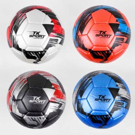 М'яч футбольний C 44449 (60) "TK Sport", 4 види, вага 350-370 грамів, матеріал TPE, балон гумовий, ВИДАЄТЬСЯ ТІЛЬКИ МІКС ВИДІВ