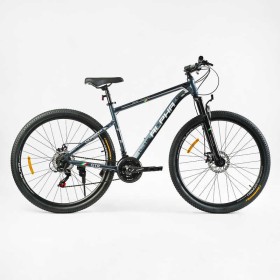 Велосипед спортивний Corso ALPHA LF-29360 29", сталева рама 19", 21 швидкість, Shimano, дискові гальма