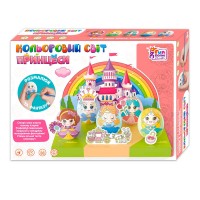 гр Кольоровий світ 42464 (24/2) "4FUN Game Club", "Принцеси", 5 яєць, фарби, декор, в коробці
