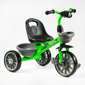 Велосипед 3-х колісний BS-14640 "Best Trike" колеса EVA переднє 12", заднє 10", сталева рама, фара з музикою та світлом, 1 пісня українською та 2 англійською, 2 кошики, в коробці
