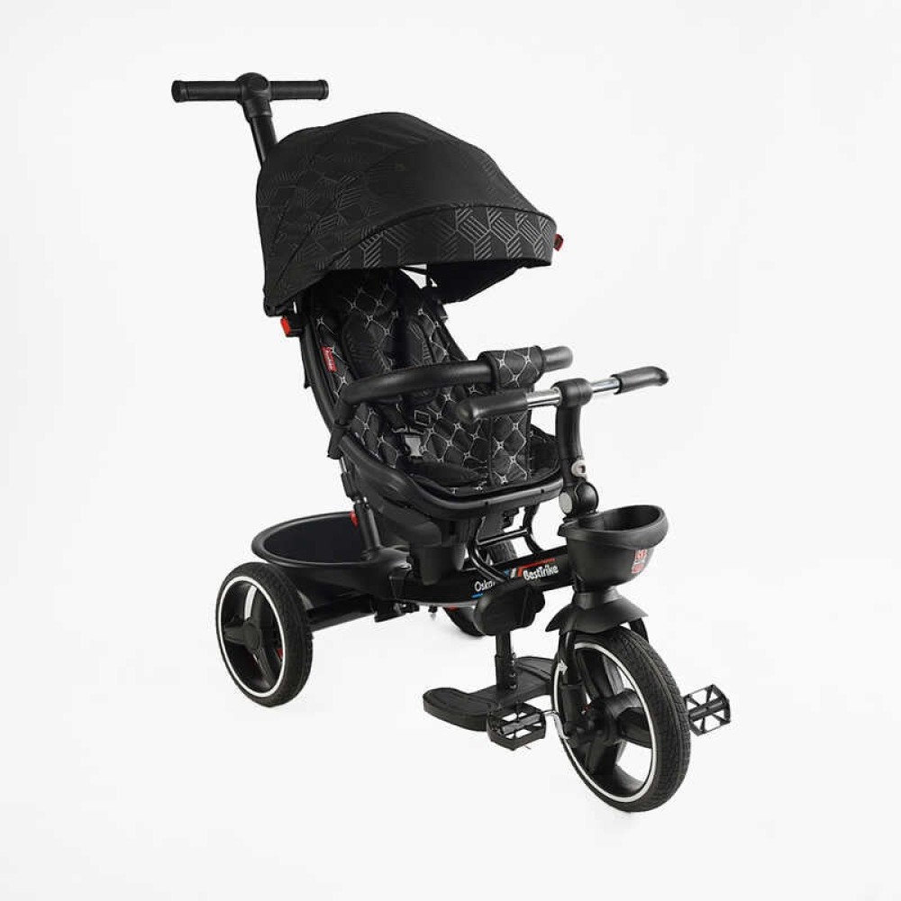 Велосипед 6390 – 26-302 BestTrike "Oscar" ПОВОРОТНЕ СИДІННЯ, КЕРМО СКЛАДАЄТЬСЯ, КОЛЕСА З ПРОГУМОВАНИМ PU, КОШИК, ТЕЛЕСКОПІЧНА РУЧКА