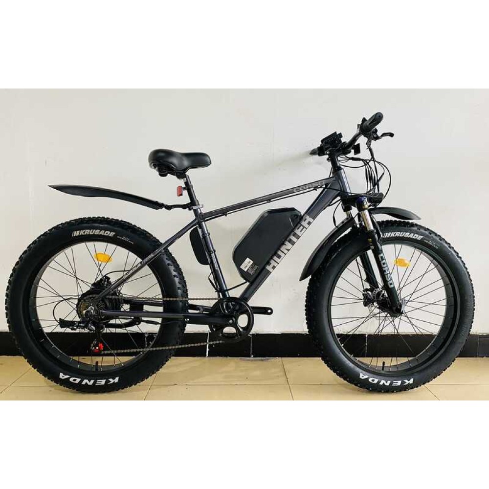 Електровелосипед Corso Hunter 26" HT-76285 500W 48V/15Ah Фетбайк Shimano 7 Швидкостей
