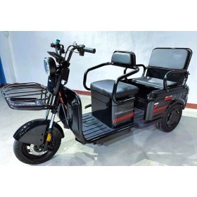 Електричний трицикл Corso SIG-7 SG-640290 1000W 72V/23Ah, 3 місця, колеса 10", LED фари, сигналізація, кошик