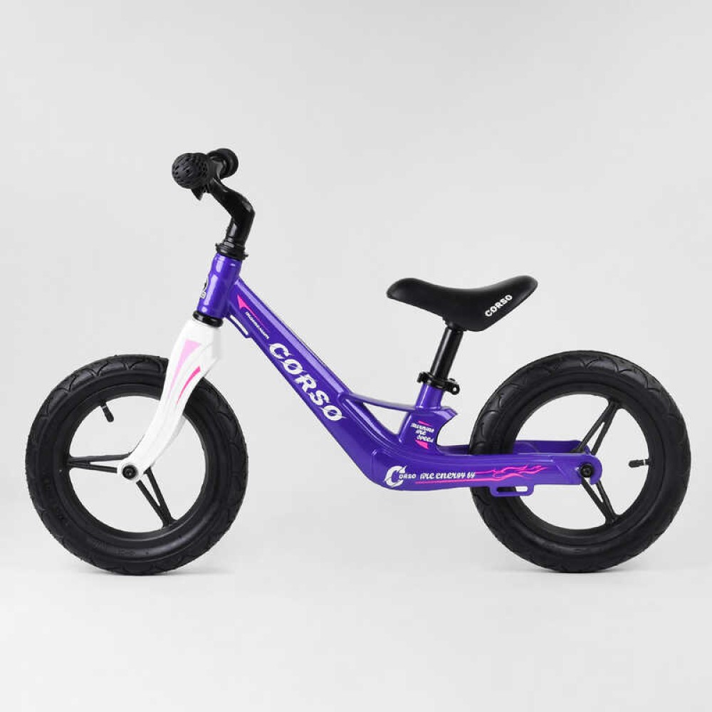 Велобіг Corso 22709 колеса 12" надувні, магнієва рама, магнієвий руль, в коробці