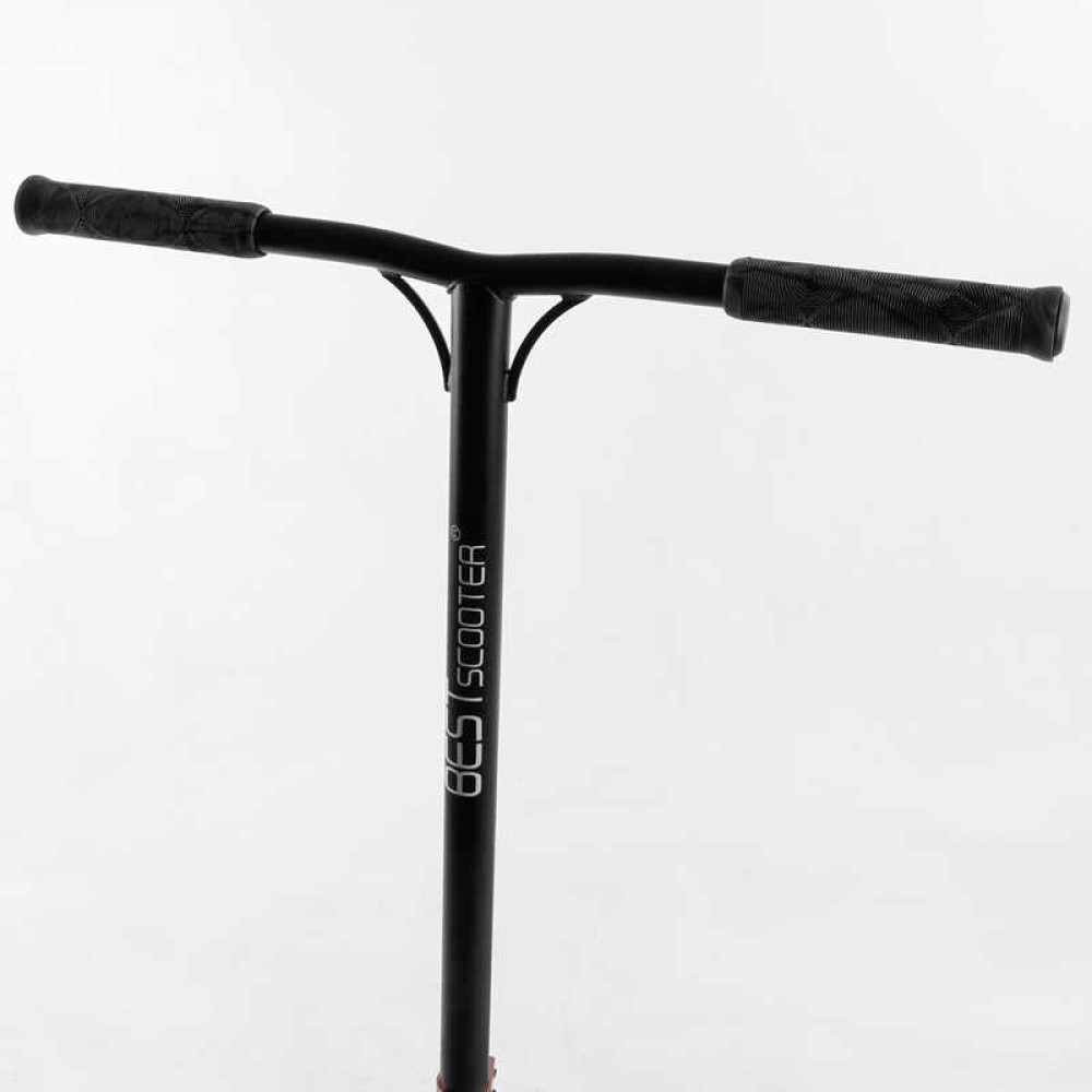 Самокат трюковий Best Scooter BS-77350 (4) HIC-система, ПЕГИ, алюмінієвий диск та дека з ПРИНТОМ, колеса PU, d = 110мм, ширина керма - 60 см, в коробці