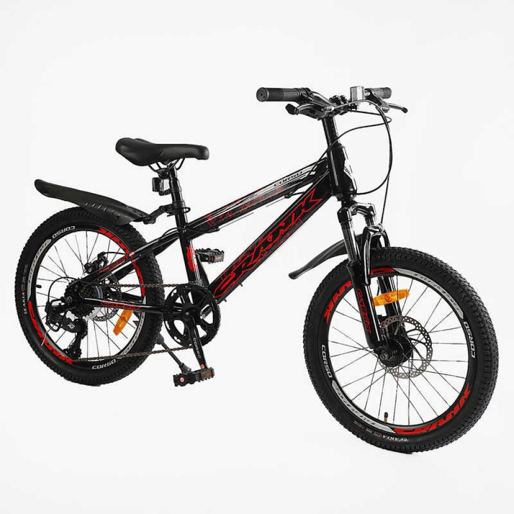 Дитячий спортивний велосипед 20" Corso CRANK CR-20257