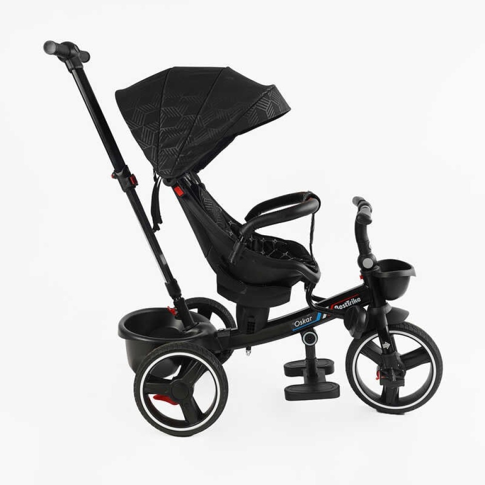 Велосипед 6390 – 26-302 BestTrike "Oscar" ПОВОРОТНЕ СИДІННЯ, КЕРМО СКЛАДАЄТЬСЯ, КОЛЕСА З ПРОГУМОВАНИМ PU, КОШИК, ТЕЛЕСКОПІЧНА РУЧКА