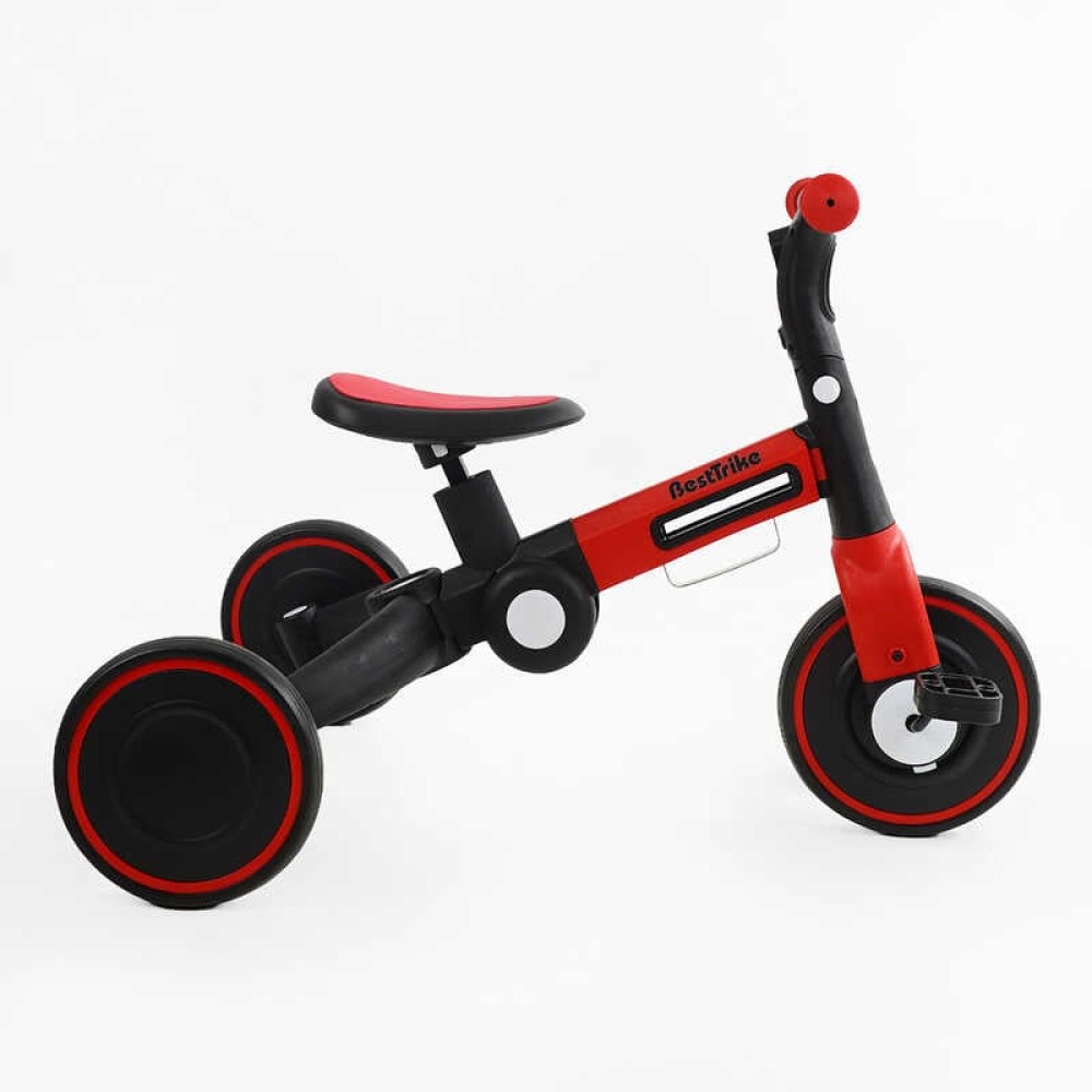Триколісний велосипед Best Trike BS-45459, EVA колеса 8"/6", нейлонова рама, з підсвічуванням, трансформер