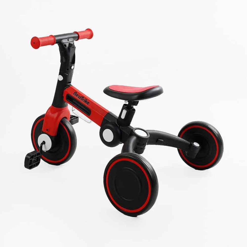 Триколісний велосипед Best Trike BS-45459, EVA колеса 8"/6", нейлонова рама, з підсвічуванням, трансформер