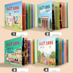 Книжка логічна C 74270 (40) 10 сторінок із завданнями, картинки, липучки, у плівці