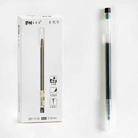 Набір гелевих ручок D 35200 / GP-1118 (216) ЦІНА ЗА 12 ШТУК В УПАКОВЦІ, товщина лінії 0,5 мм, 3 види синя, червона, чорна, ВИДАЄТЬСЯ МІКС