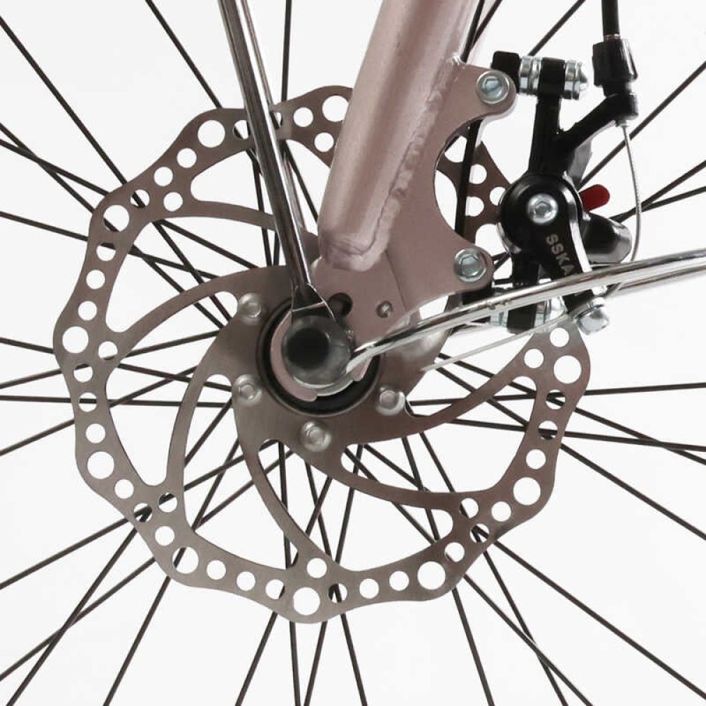 Велосипед міський Corso Liberty 28" дюймів LR-28833 + КОШИK, сталева рама 20", Shimano 7 швидкостей, корзина, багажник