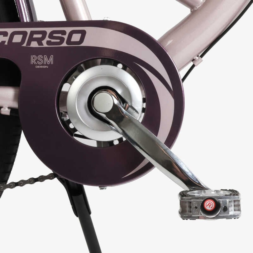 Велосипед міський Corso Liberty 28" дюймів LR-28833 + КОШИK, сталева рама 20", Shimano 7 швидкостей, корзина, багажник