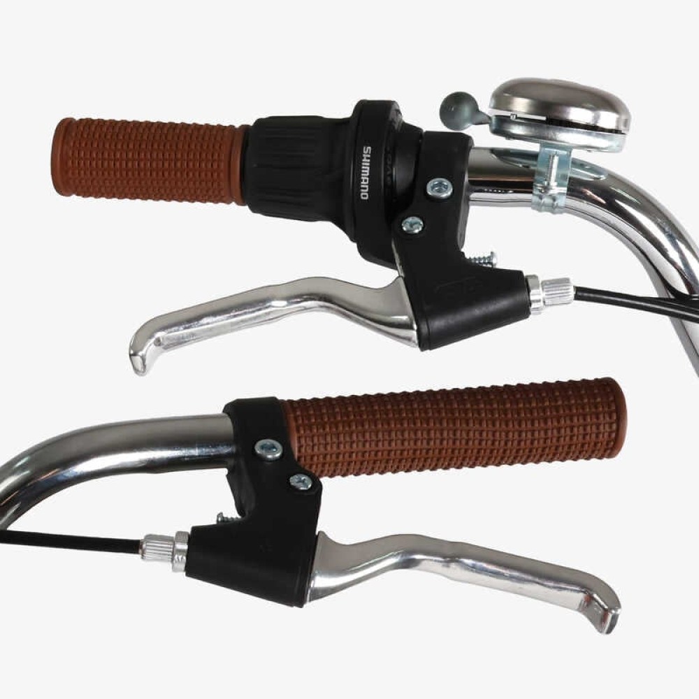 Велосипед міський Corso Liberty 28" дюймів LR-28833 + КОШИK, сталева рама 20", Shimano 7 швидкостей, корзина, багажник