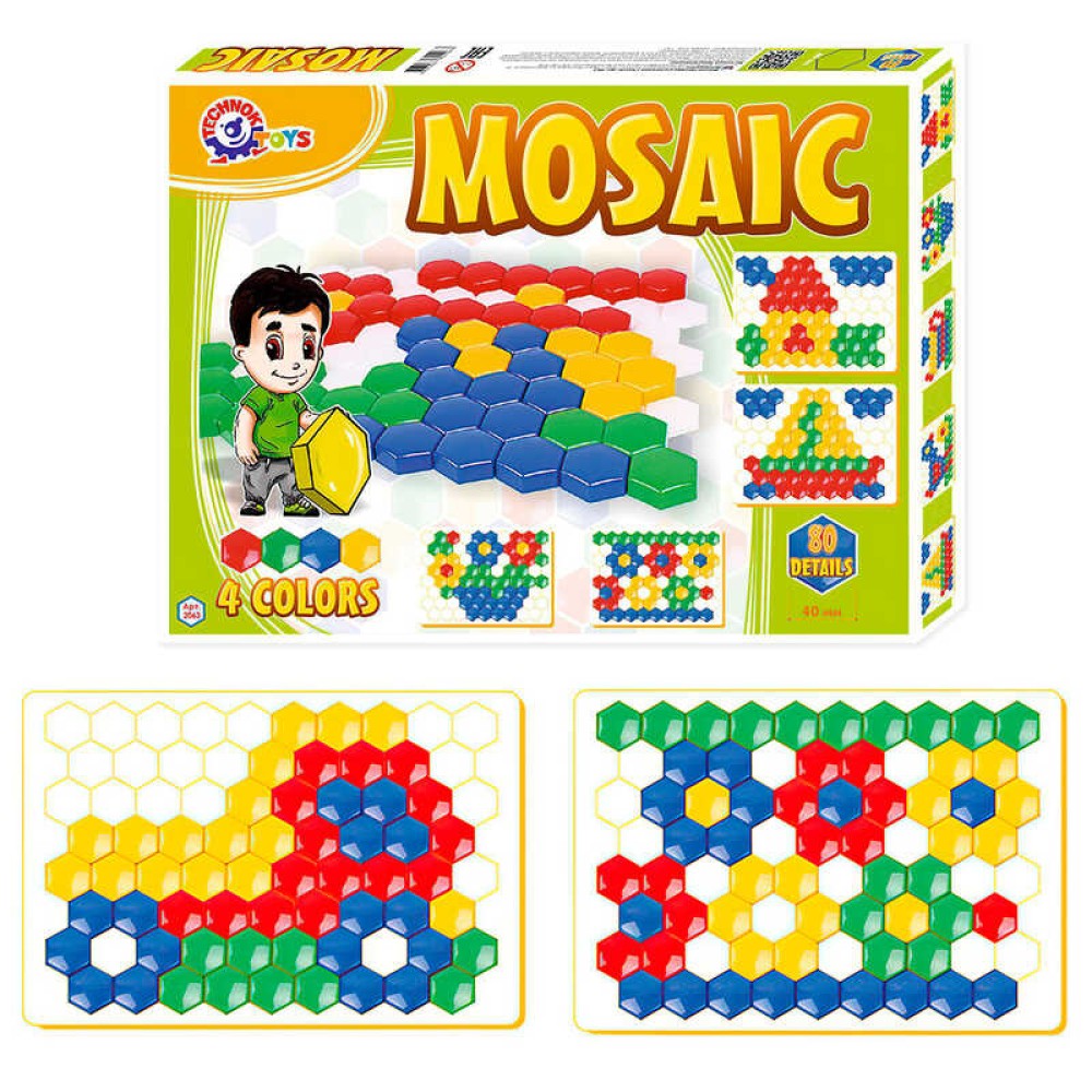 гр Мозаїка для малюків №1 2063 (11) 80 ел, 