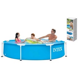 Intex Басейн каркасний 28205 NP об'єм:1828л, розмір:244х51см