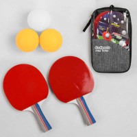 Ракетка для пінг-понгу C 44859 (50) "TK Sport", 2 шт + 3 м'ячики, в чохлі