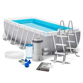 Intex Басейн каркасний 26788 NP Місткість води, об'єм 90:6836л., розмір:400х200х100см, фільтр-насос 2006л/год, сходи