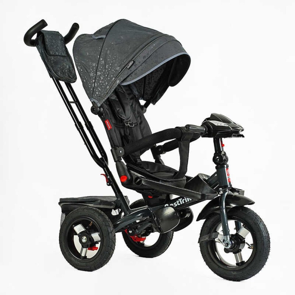 Велосипед 6088 F – 980-66 Best Trike ПОВОРОТНЕ СИДІННЯ, СКЛАДНЕ КЕРМО, ФАРА МУЗИЧНА З USB,Bluetooth НАДУВНІ КОЛЕСА, ПУЛЬТ ВКЛЮЧЕННЯ СВІТЛА І ЗВУКУ