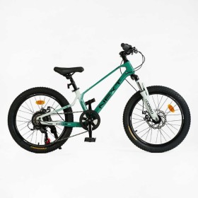 Велосипед спортивний Corso Next NX-20426 20", магнієва рама, 7 швидкостей, дискові гальма