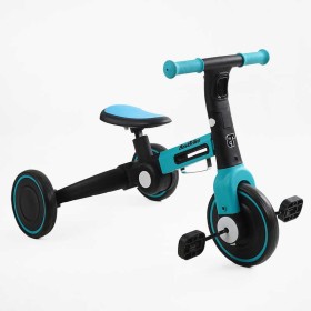 Триколісний велосипед Best Trike BS-77552, EVA колеса 8"/6", нейлонова рама, з підсвічуванням, трансформер