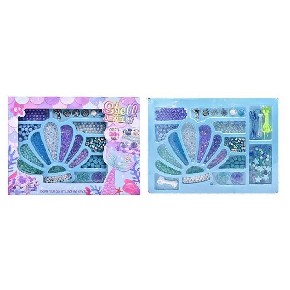 Набір бісеру 11547 (60/2) намистини, шнурки, в коробці