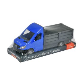 гр Машина "Mercedes-Benz Sprinter" бортовий синій 39666 (6) "Tigres", відчиняються двері кабіни, причіп, в коробці