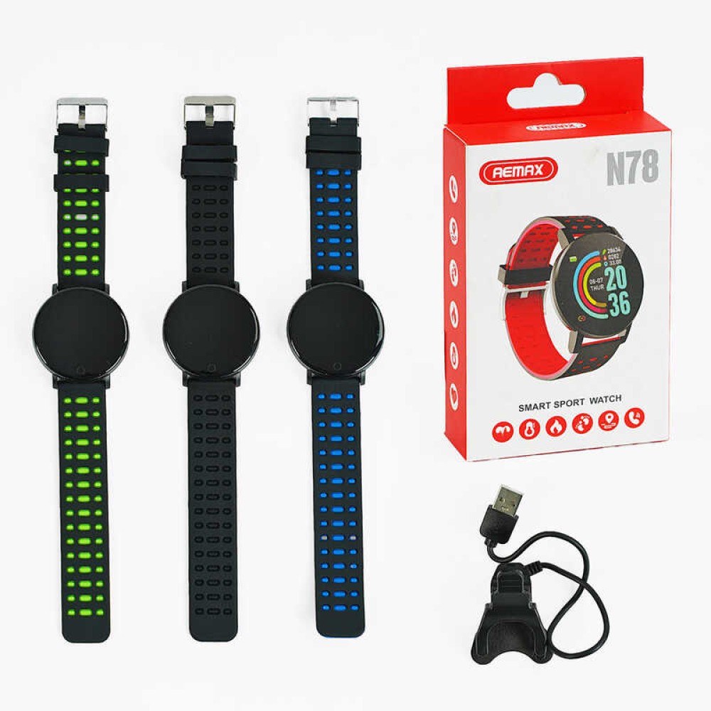 Годинник C 64784 (200) Bluetooth 4.0, кольоровий дисплей 1.44
