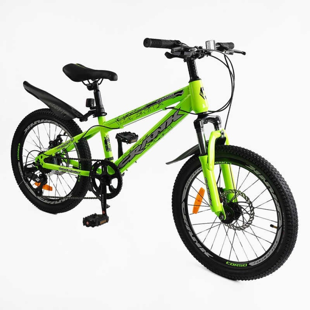 Дитячий спортивний велосипед 20" Corso CRANK CR-20630