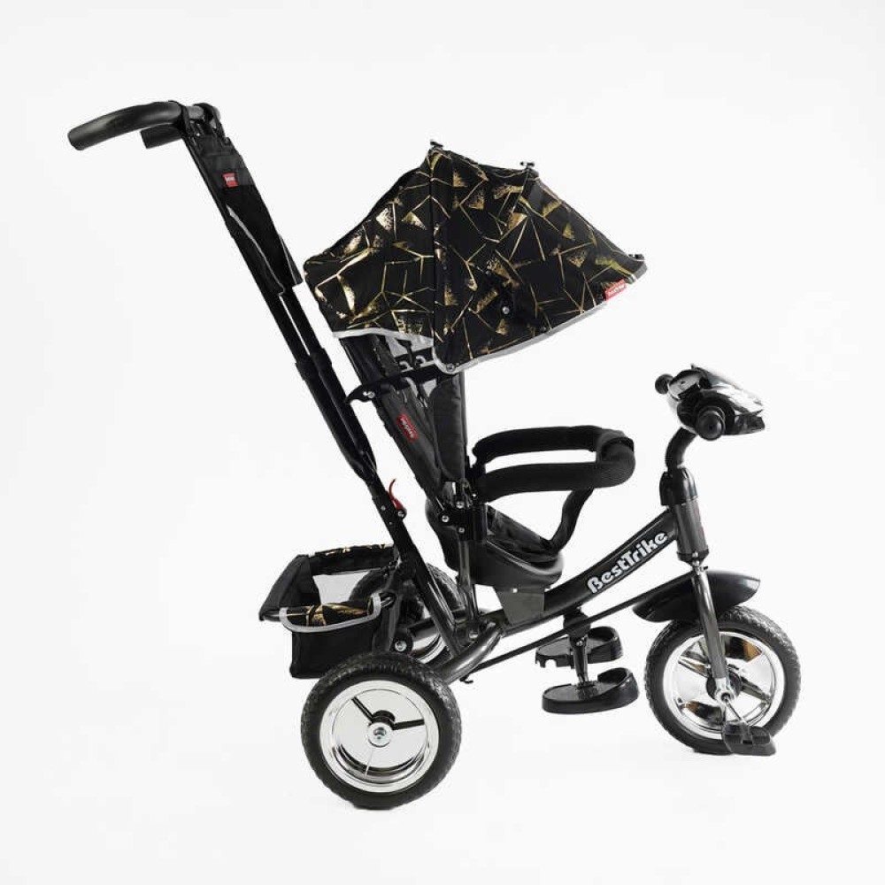 Велосипед 3-х колісний 6588/60-775 Best Trike КОЛЕСО ПІНА, d=25см переднє, d=20см задні, фара музична, USB, Bluetooth, в коробці