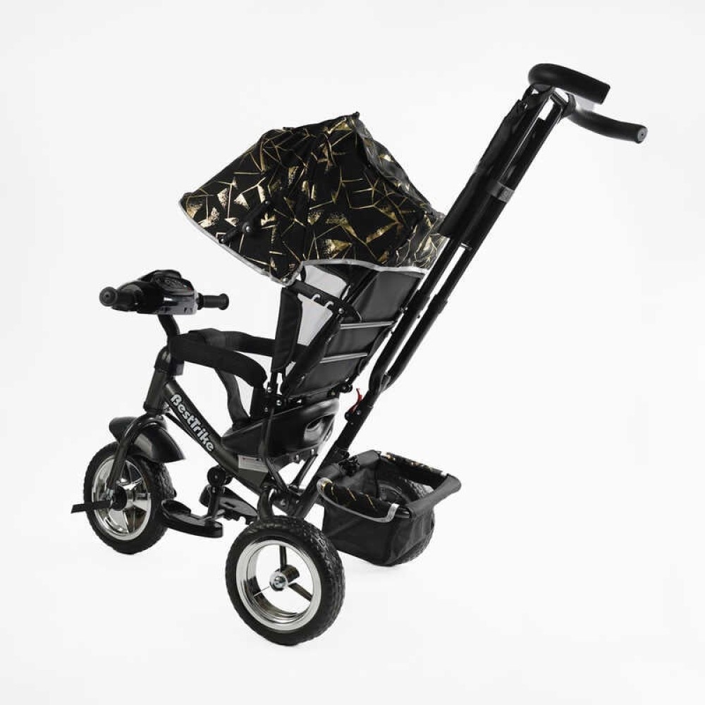Велосипед 3-х колісний 6588/60-775 Best Trike КОЛЕСО ПІНА, d=25см переднє, d=20см задні, фара музична, USB, Bluetooth, в коробці