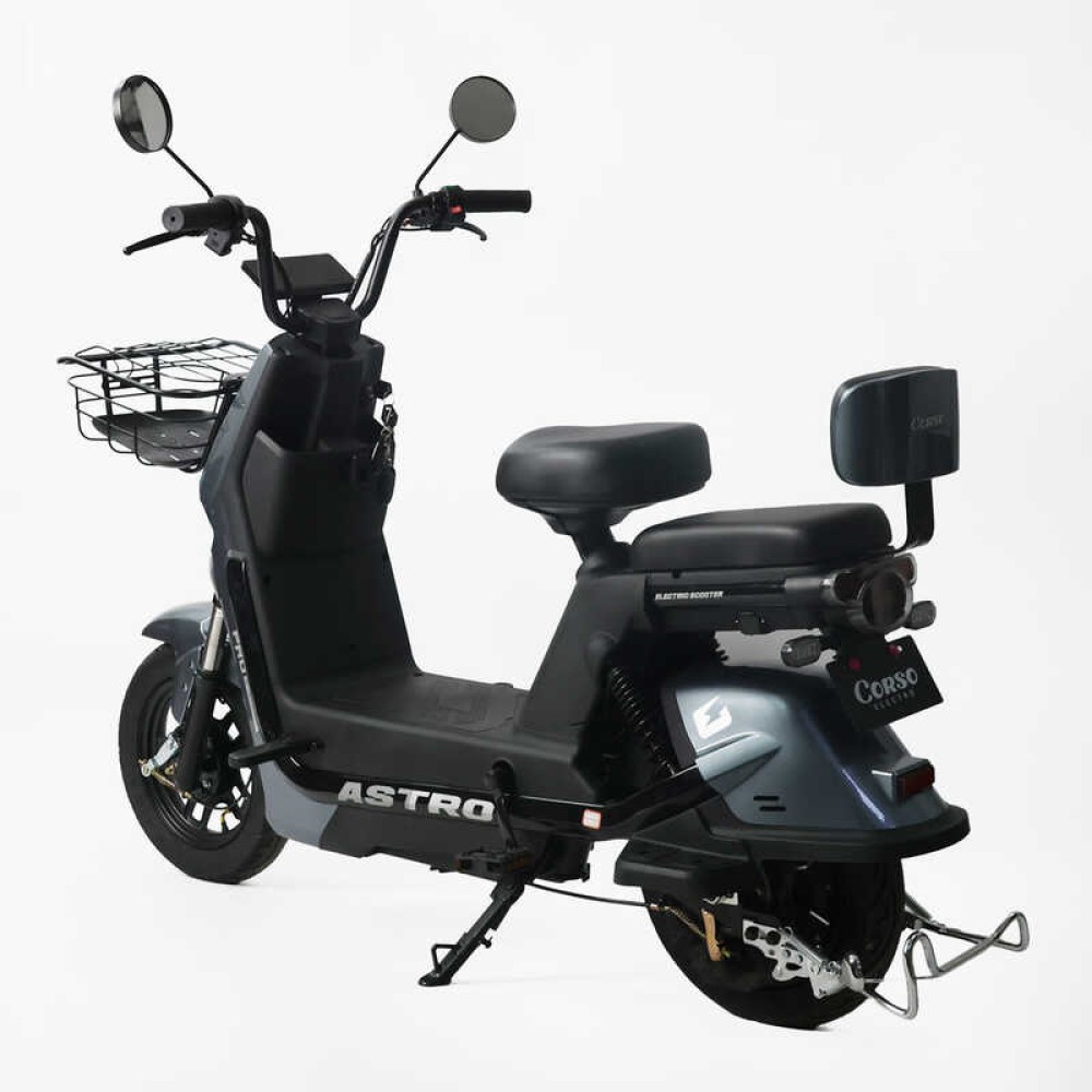 Електричний Мопед Corso Astro TR-003964 500W 60V/20Ah, Запас Ходу 48 км, Сигналізація, Кошик