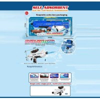 Водний автомат 456-105 A Штрих = 90439 (18) акумулятор 3.7 V, USB кабель, підсвітка, автоматична подача води, стріляє на 10 метрів, в коробці