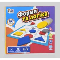гр Розвиваюча гра "Форми та логіка" UKB-B 0034 (24) "4FUN Game Club", українською мовою, в коробці