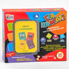 гр Карткова гра "Гра пам'яті - Комахи" UKB-B 0045-6 (36) "4FUN Game Club", пісочний годинник, українською мовою, в коробці