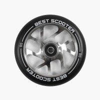 Колесо для трюкового самоката SKL-3963/120 (120) "Best Scooter", колір СРІБЛО, 120 мм PU, підшипник ABEC-9