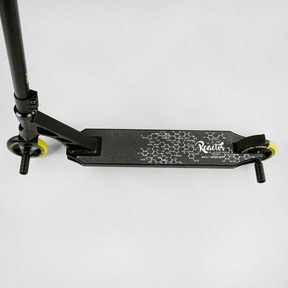 Самокат трюковий RC-22211 Best Scooter (4) Reactor HIC-система, ПЕГИ, алюмінієвий диск та дека, колеса PU, d=110 мм, ширина керма 55 см