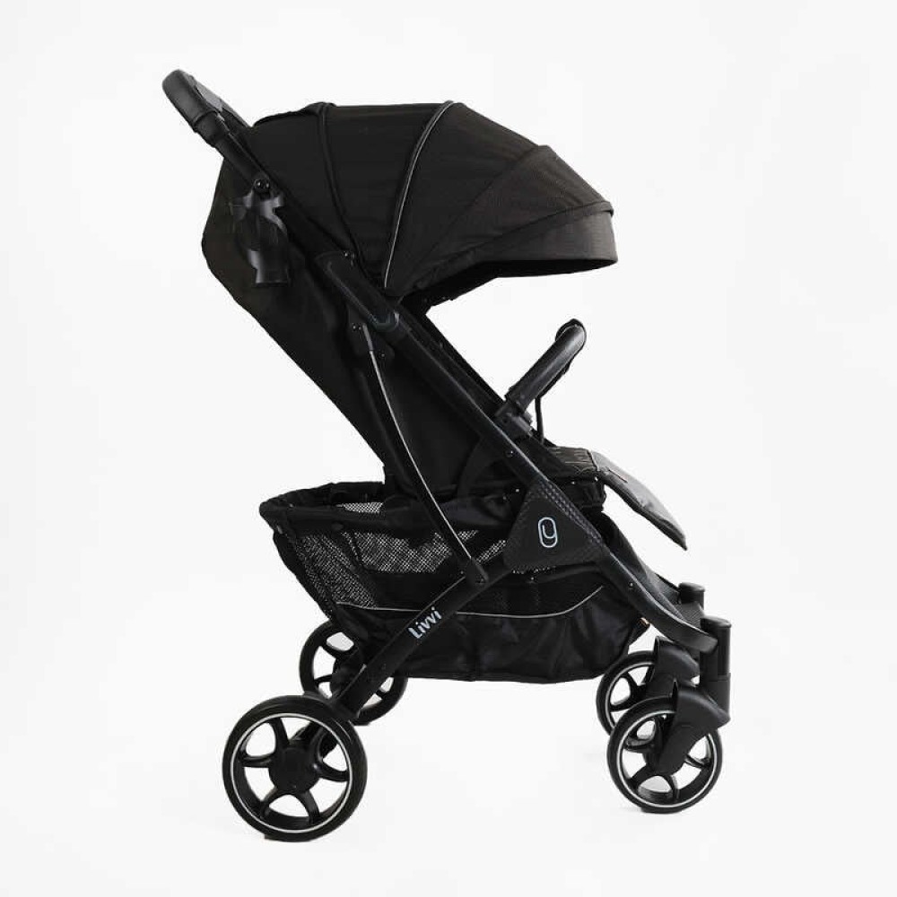 Візок прогулянковий дитячий JOY Livvi LV-08160 рама алюмінієва, футкавер, підсклянник, телескопічна ручка, в коробці