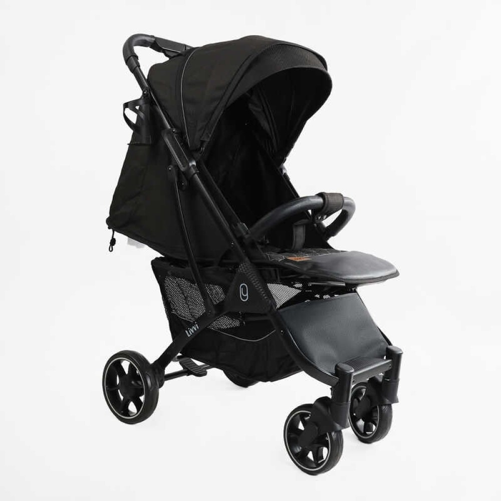 Візок прогулянковий дитячий JOY Livvi LV-08160 рама алюмінієва, футкавер, підсклянник, телескопічна ручка, в коробці