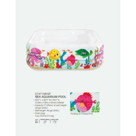 Intex Басейн 57471 NP "Блакитна лагуна" (3) розміром 159-159-50см, обсяг: 344л, вага: 3,7кг, від 3-х років
